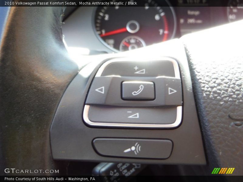 Mocha Anthracite Metallic / Black 2010 Volkswagen Passat Komfort Sedan