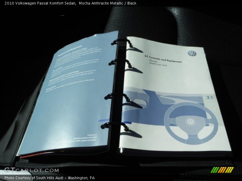 Mocha Anthracite Metallic / Black 2010 Volkswagen Passat Komfort Sedan
