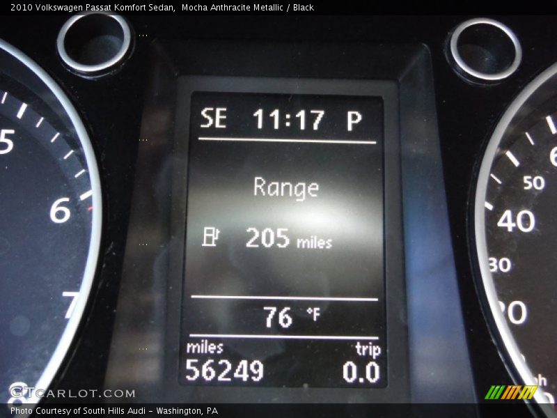 Mocha Anthracite Metallic / Black 2010 Volkswagen Passat Komfort Sedan