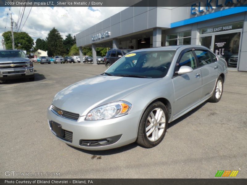 Silver Ice Metallic / Ebony 2009 Chevrolet Impala LTZ