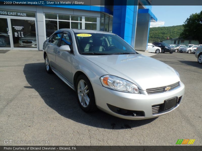 Silver Ice Metallic / Ebony 2009 Chevrolet Impala LTZ