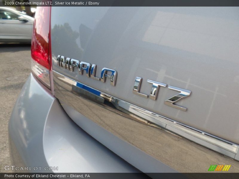 Silver Ice Metallic / Ebony 2009 Chevrolet Impala LTZ
