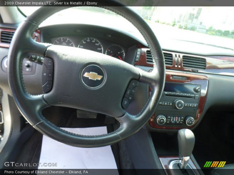 Silver Ice Metallic / Ebony 2009 Chevrolet Impala LTZ