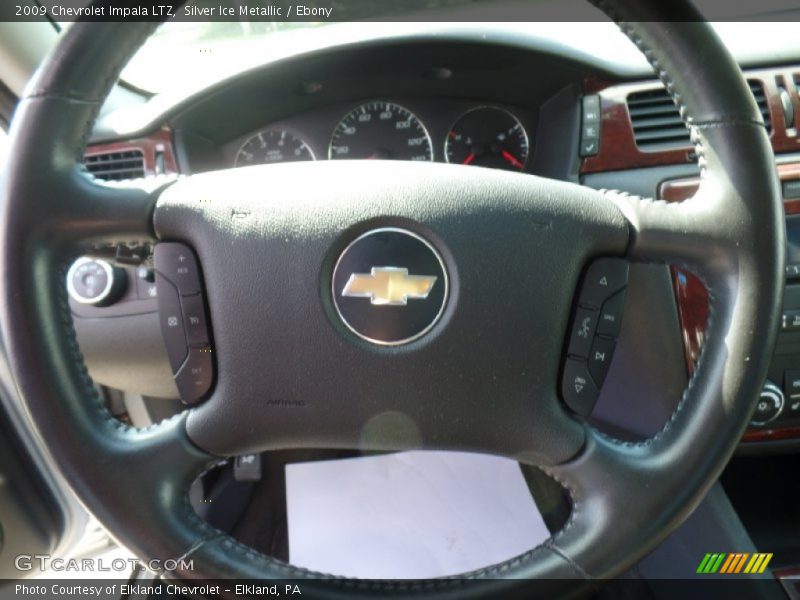 Silver Ice Metallic / Ebony 2009 Chevrolet Impala LTZ