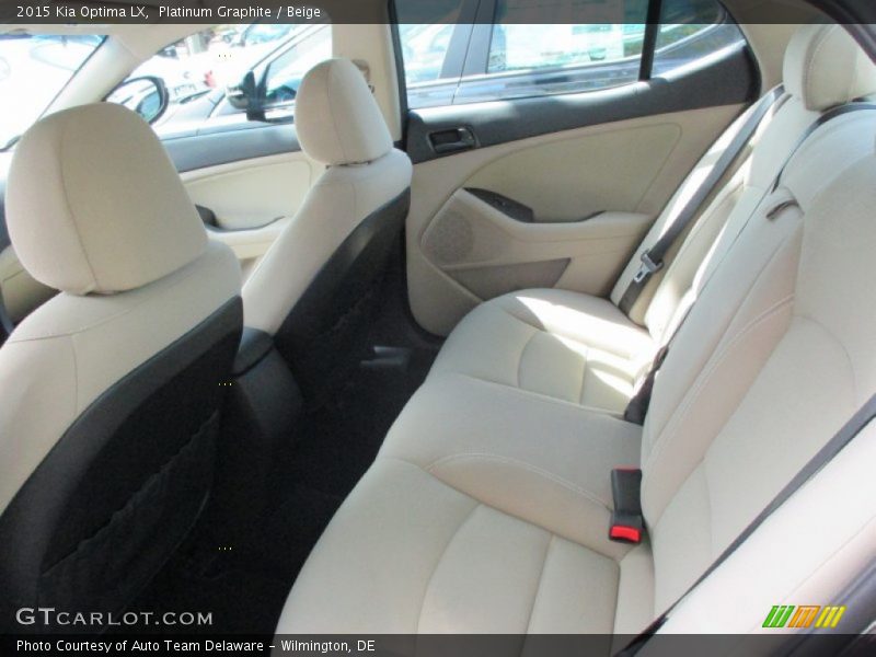 Platinum Graphite / Beige 2015 Kia Optima LX