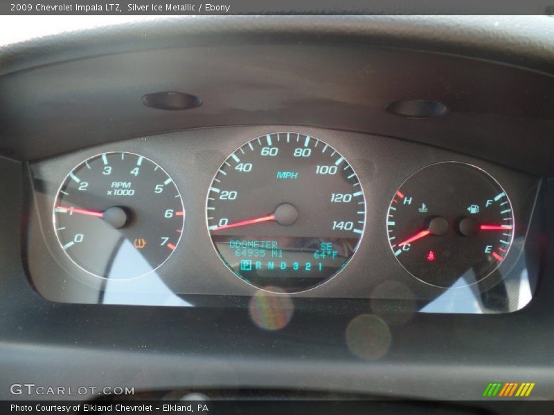 Silver Ice Metallic / Ebony 2009 Chevrolet Impala LTZ