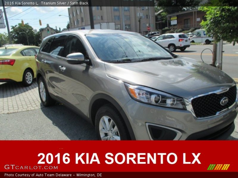Titanium Silver / Satin Black 2016 Kia Sorento L