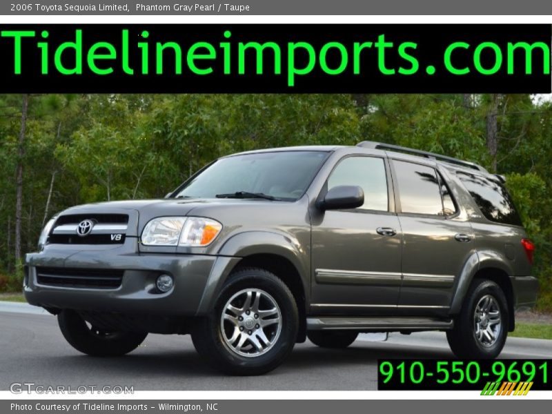 Phantom Gray Pearl / Taupe 2006 Toyota Sequoia Limited