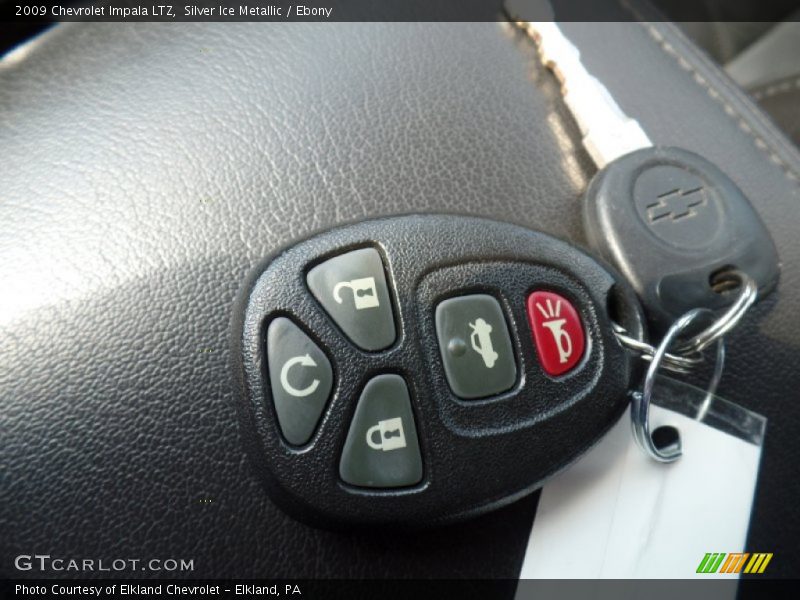 Silver Ice Metallic / Ebony 2009 Chevrolet Impala LTZ