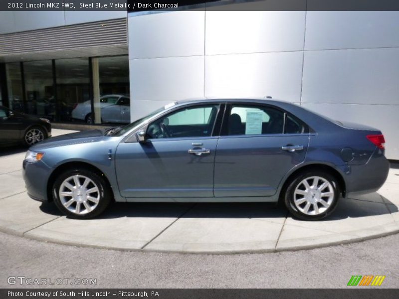 Steel Blue Metallic / Dark Charcoal 2012 Lincoln MKZ FWD