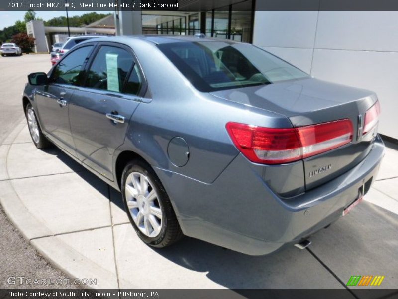 Steel Blue Metallic / Dark Charcoal 2012 Lincoln MKZ FWD