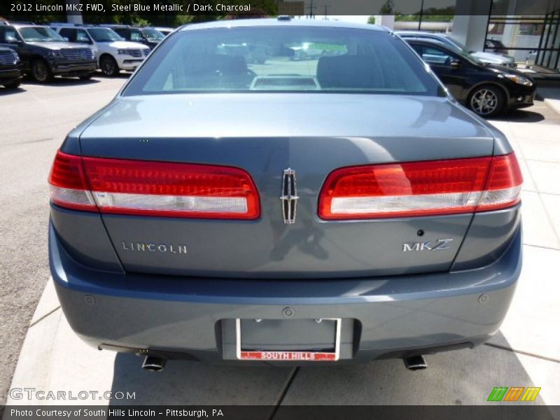 Steel Blue Metallic / Dark Charcoal 2012 Lincoln MKZ FWD