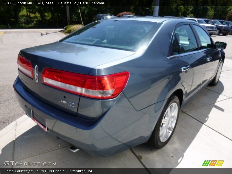 Steel Blue Metallic / Dark Charcoal 2012 Lincoln MKZ FWD
