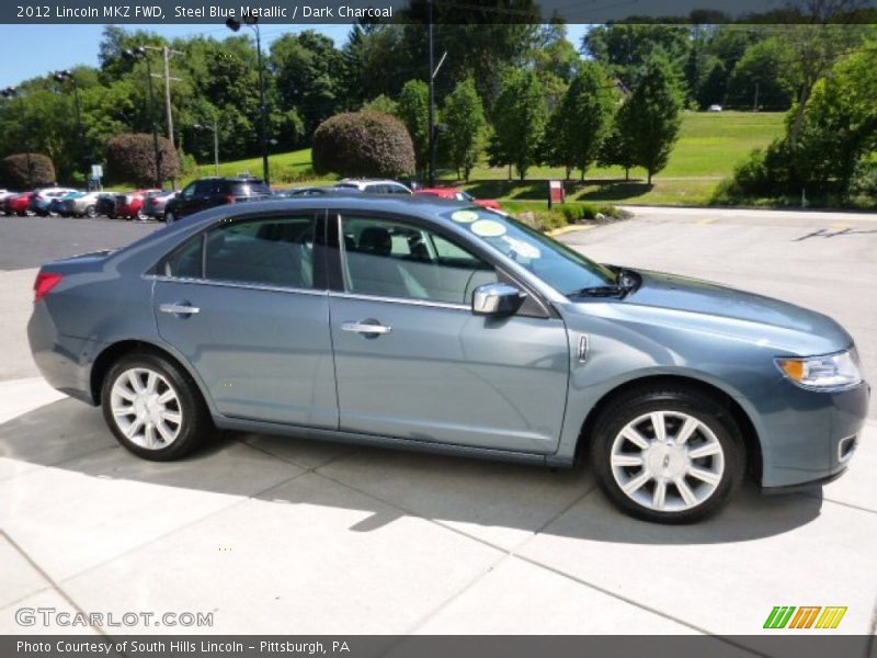 Steel Blue Metallic / Dark Charcoal 2012 Lincoln MKZ FWD