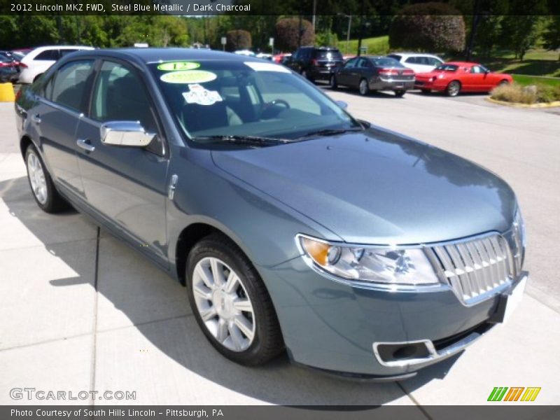 Steel Blue Metallic / Dark Charcoal 2012 Lincoln MKZ FWD