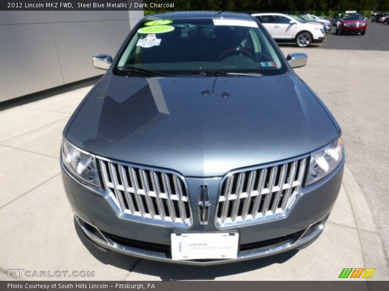 Steel Blue Metallic / Dark Charcoal 2012 Lincoln MKZ FWD