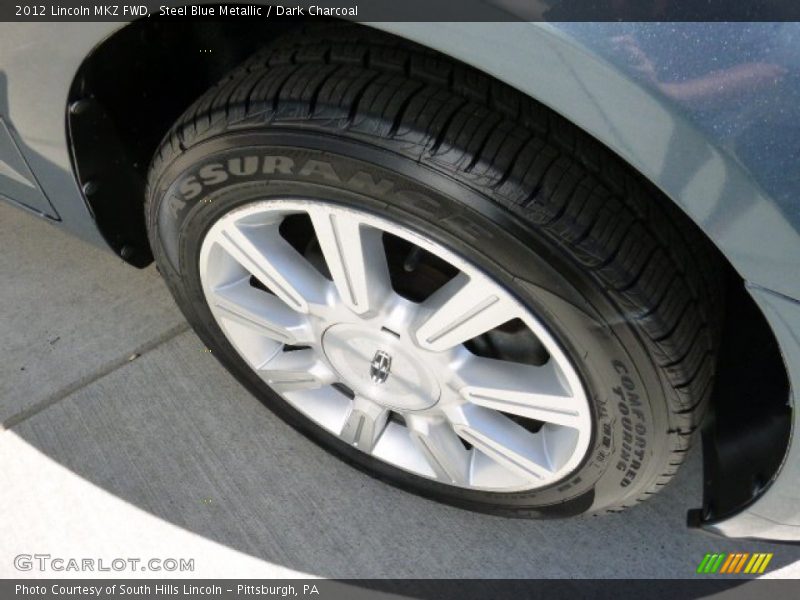 Steel Blue Metallic / Dark Charcoal 2012 Lincoln MKZ FWD