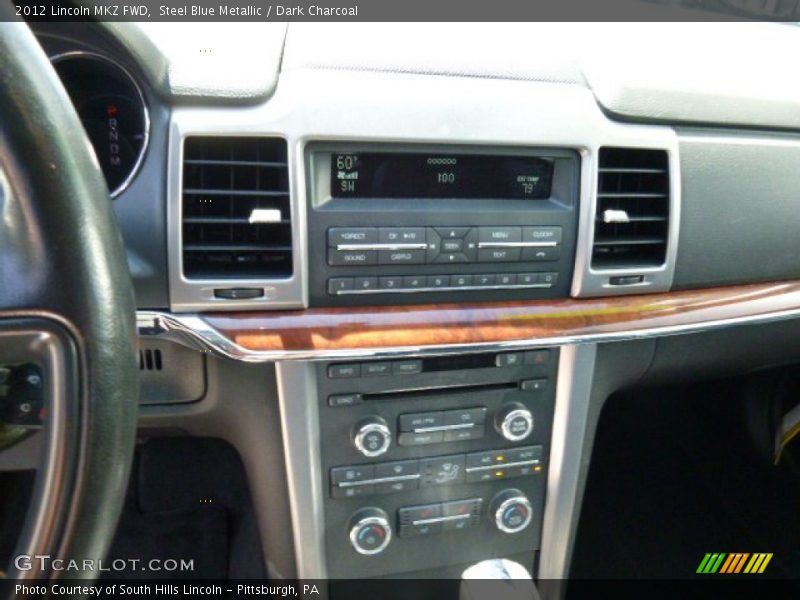 Steel Blue Metallic / Dark Charcoal 2012 Lincoln MKZ FWD