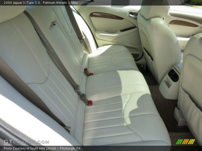 Platinum Metallic / Ivory 2000 Jaguar S-Type 3.0