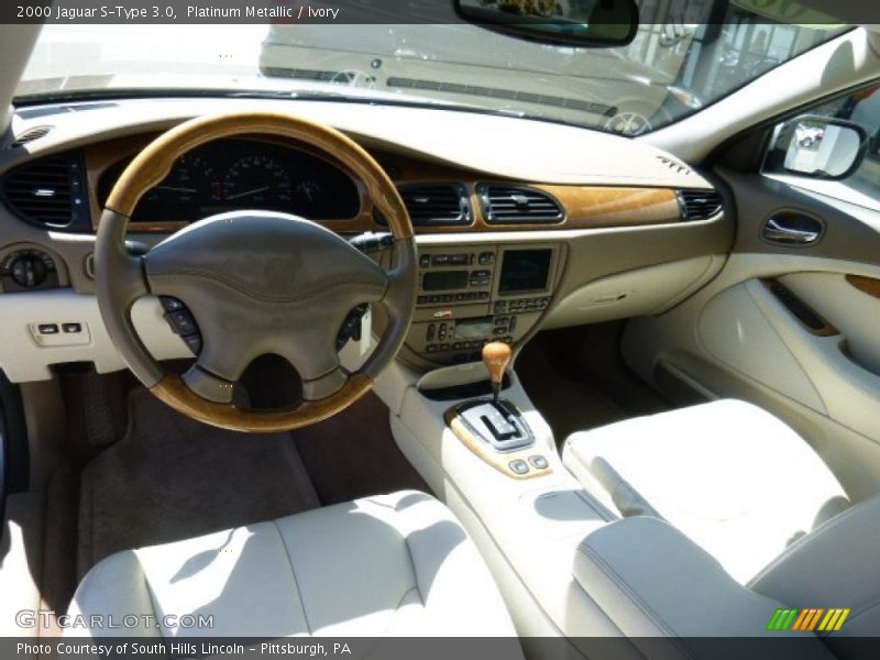 2000 S-Type 3.0 Ivory Interior