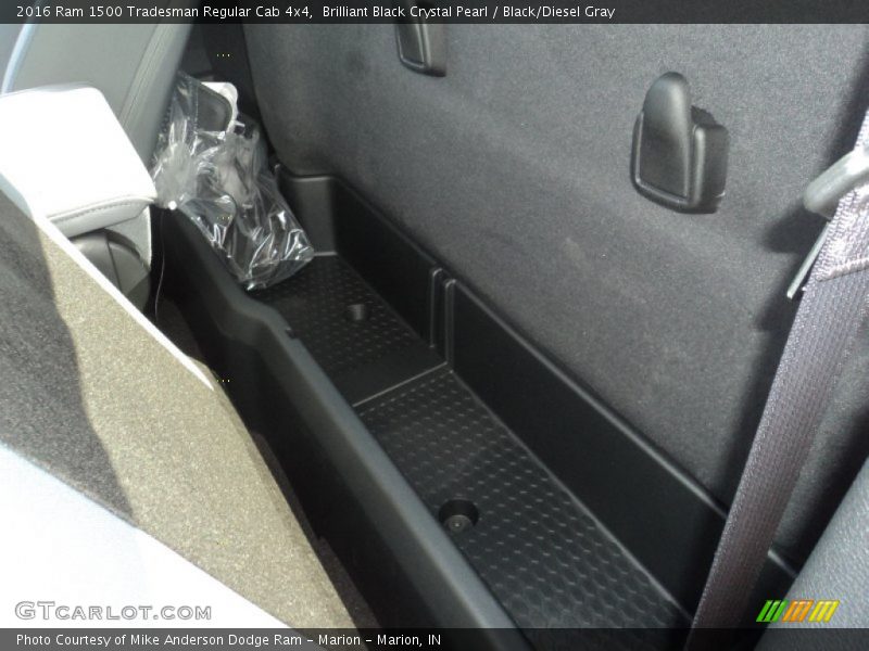 Brilliant Black Crystal Pearl / Black/Diesel Gray 2016 Ram 1500 Tradesman Regular Cab 4x4