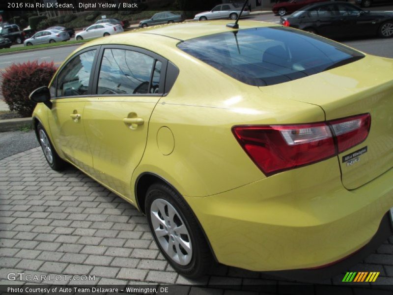 Digital Yellow / Black 2016 Kia Rio LX Sedan
