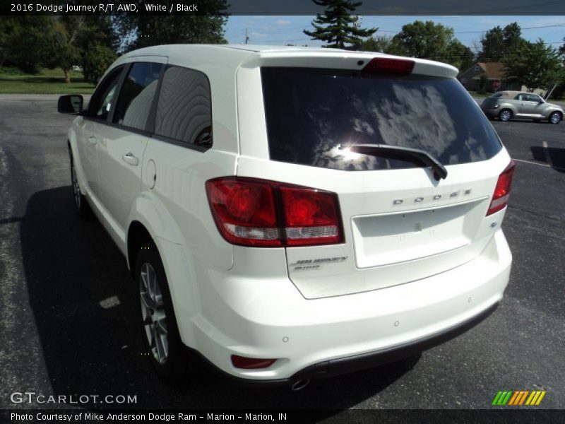 White / Black 2016 Dodge Journey R/T AWD