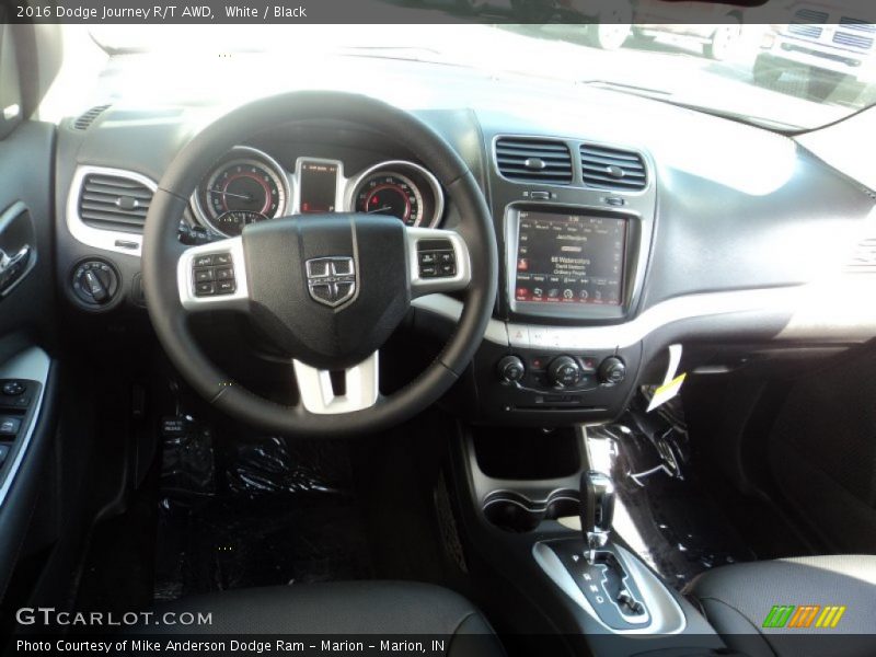 White / Black 2016 Dodge Journey R/T AWD