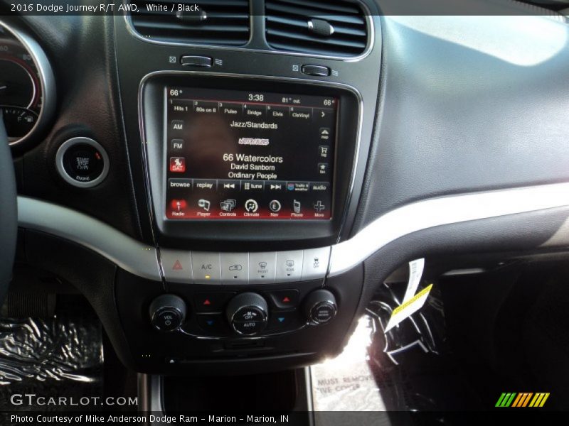 White / Black 2016 Dodge Journey R/T AWD