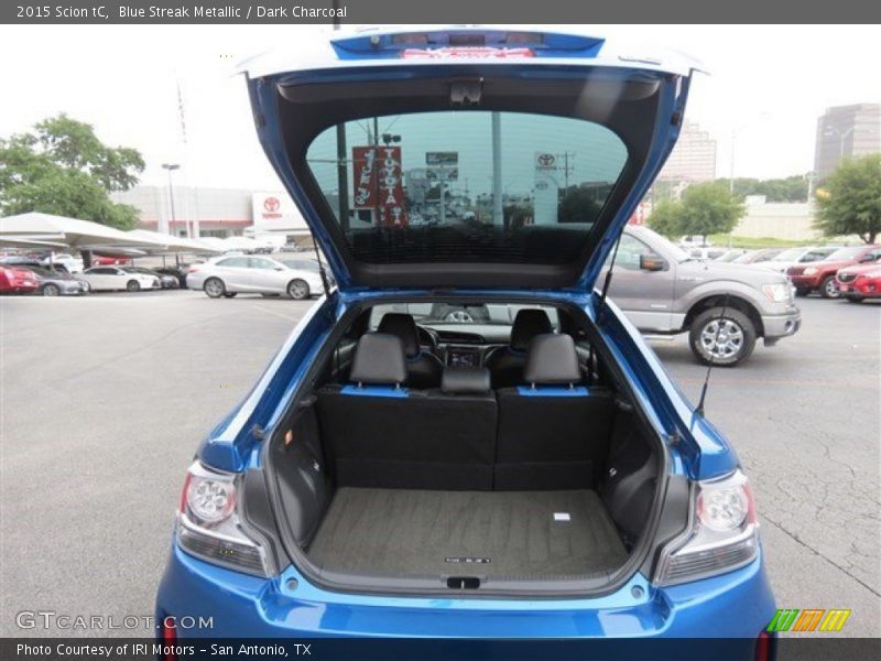 Blue Streak Metallic / Dark Charcoal 2015 Scion tC