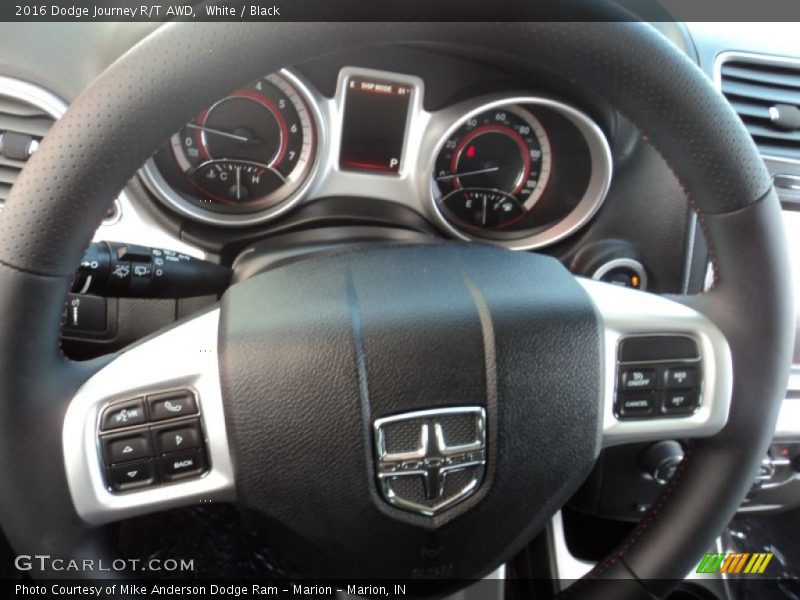 White / Black 2016 Dodge Journey R/T AWD