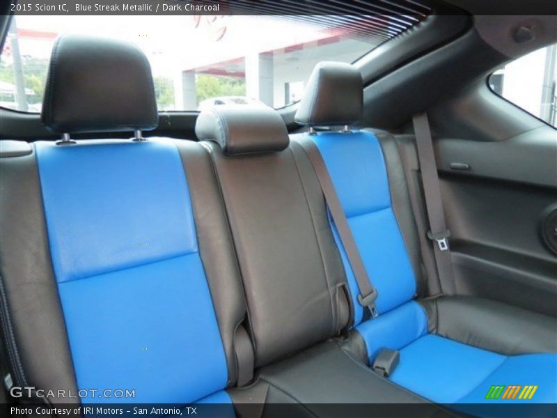 Blue Streak Metallic / Dark Charcoal 2015 Scion tC