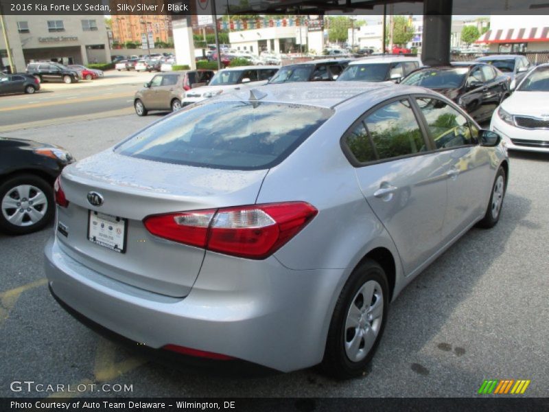 Silky Silver / Black 2016 Kia Forte LX Sedan