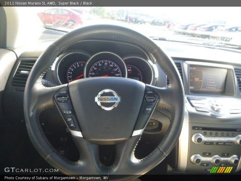Super Black / Black 2011 Nissan Murano SL AWD