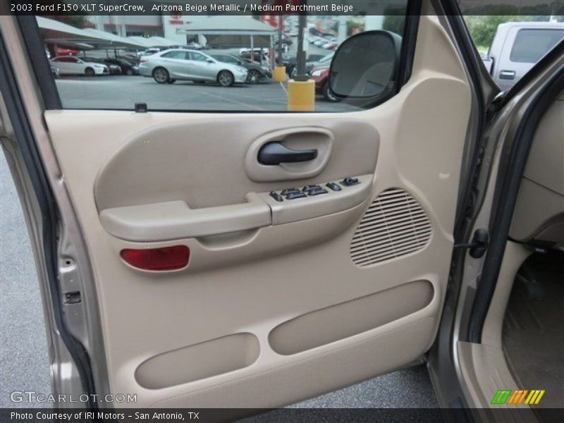 Arizona Beige Metallic / Medium Parchment Beige 2003 Ford F150 XLT SuperCrew