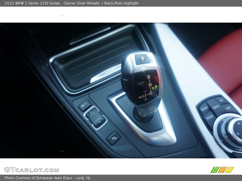 Glacier Silver Metallic / Black/Red Highlight 2012 BMW 3 Series 328i Sedan