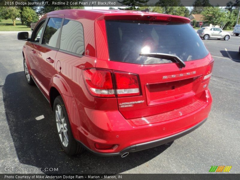 Redline 2 Coat Pearl / RT Black/Red 2016 Dodge Journey R/T