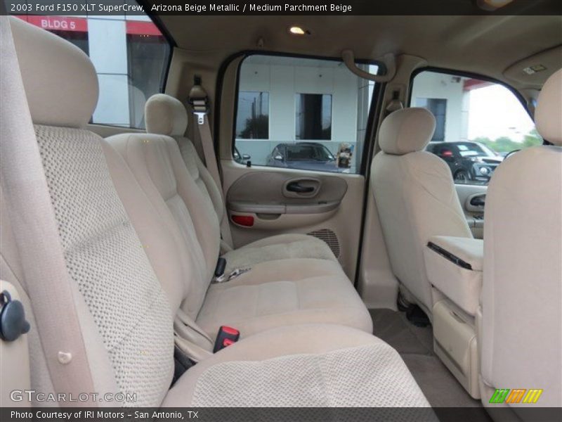 Arizona Beige Metallic / Medium Parchment Beige 2003 Ford F150 XLT SuperCrew