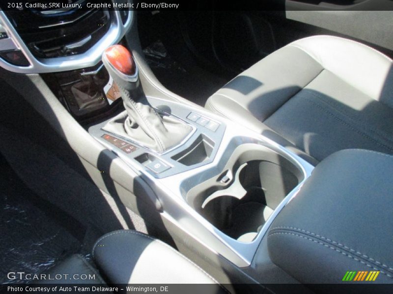 Graphite Metallic / Ebony/Ebony 2015 Cadillac SRX Luxury