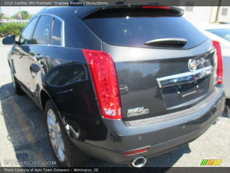 Graphite Metallic / Ebony/Ebony 2015 Cadillac SRX Premium