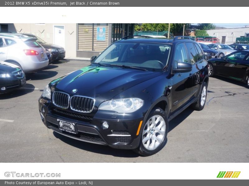 Jet Black / Cinnamon Brown 2012 BMW X5 xDrive35i Premium