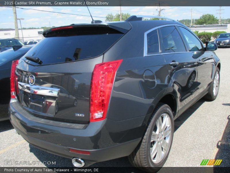 Graphite Metallic / Ebony/Ebony 2015 Cadillac SRX Premium