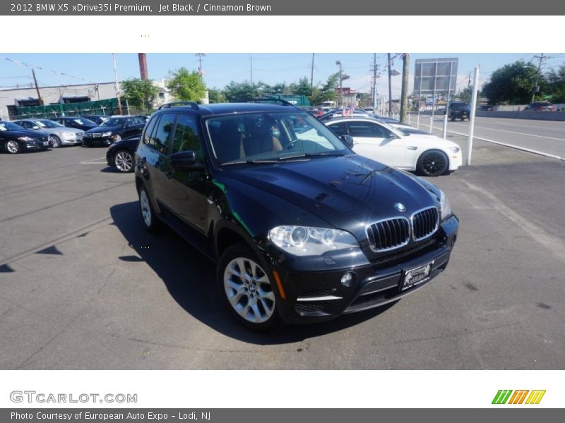 Jet Black / Cinnamon Brown 2012 BMW X5 xDrive35i Premium