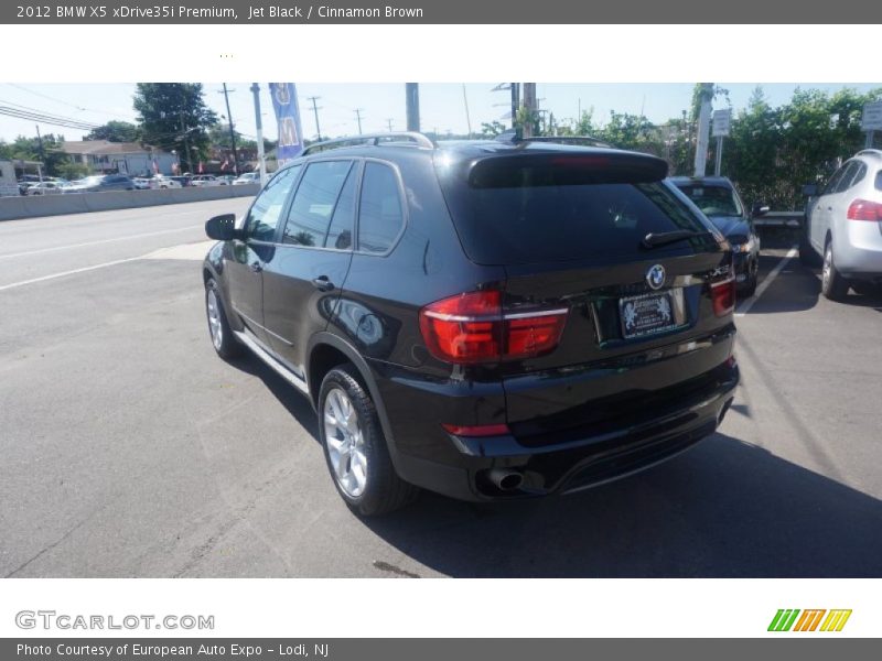 Jet Black / Cinnamon Brown 2012 BMW X5 xDrive35i Premium