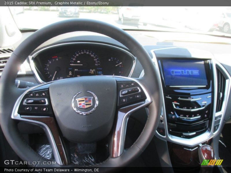Graphite Metallic / Ebony/Ebony 2015 Cadillac SRX Premium