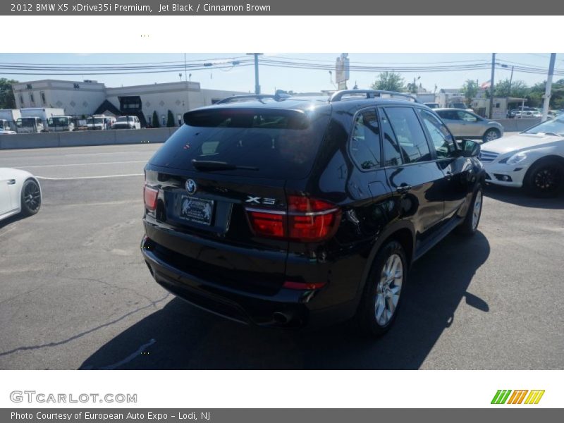 Jet Black / Cinnamon Brown 2012 BMW X5 xDrive35i Premium