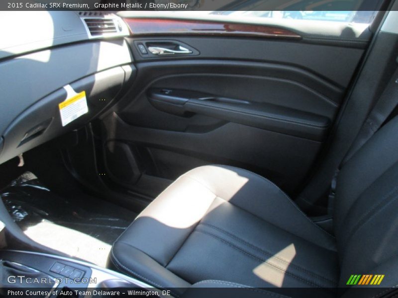 Graphite Metallic / Ebony/Ebony 2015 Cadillac SRX Premium