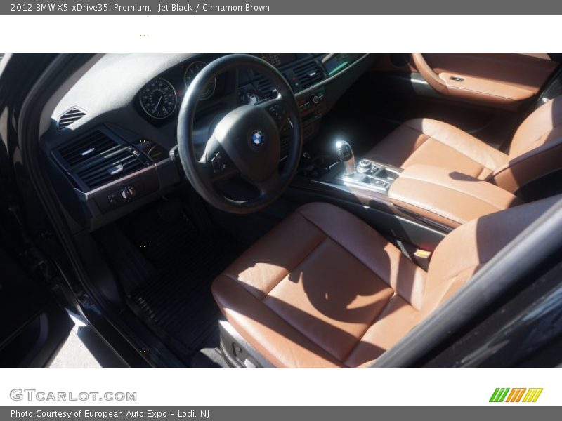 Jet Black / Cinnamon Brown 2012 BMW X5 xDrive35i Premium