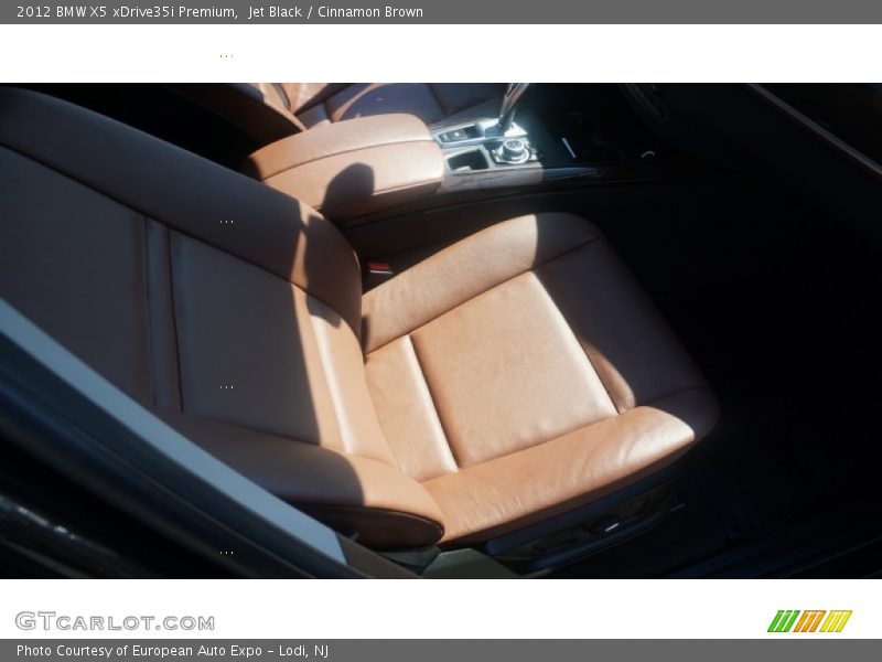 Jet Black / Cinnamon Brown 2012 BMW X5 xDrive35i Premium