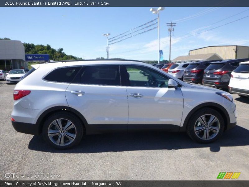 Circuit Silver / Gray 2016 Hyundai Santa Fe Limited AWD